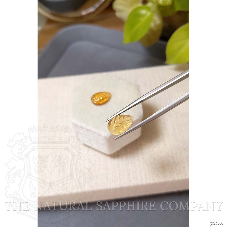 6.01 Ct.Tw. Yellow Citrine Pair from Brazil