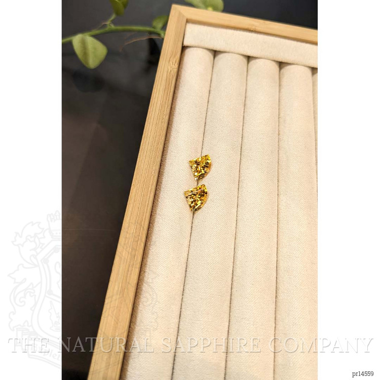 4.27 Ct.Tw. Yellow Citrine Pair from Brazil