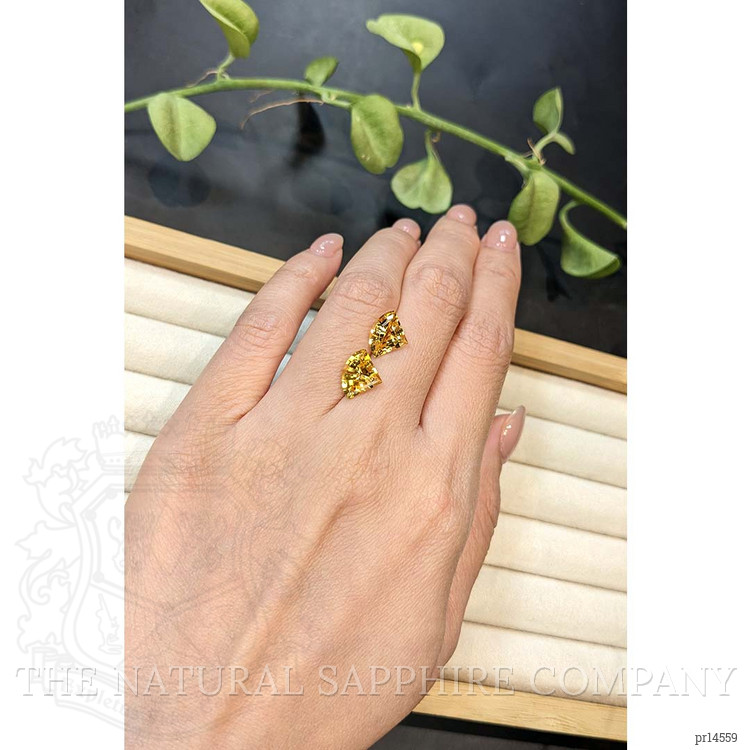 4.27 Ct.Tw. Yellow Citrine Pair from Brazil