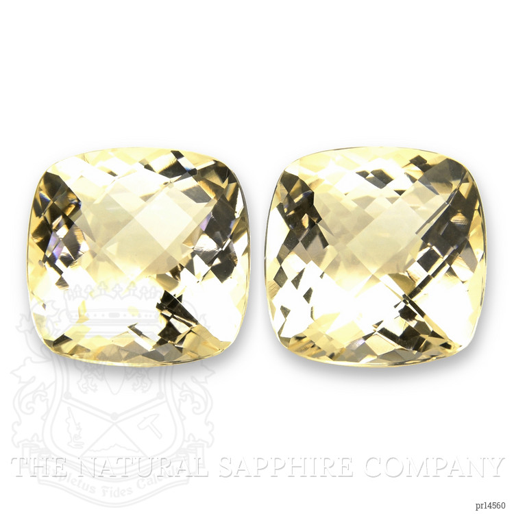 23.00 Ct.Tw. Yellow Citrine Pair from Brazil