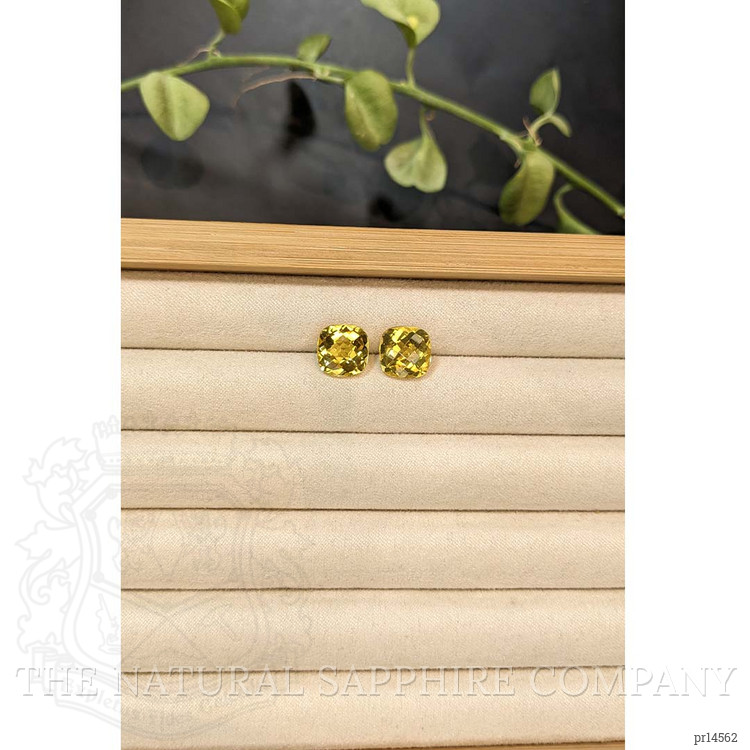 7.32 Ct.Tw. Yellow Citrine Pair from Brazil