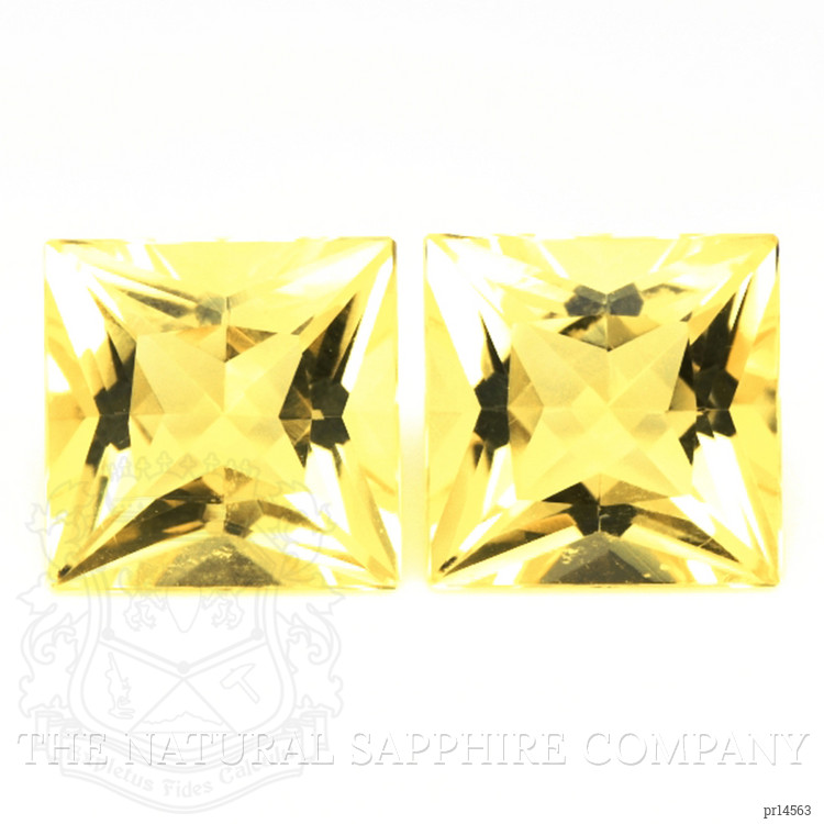8.78 Ct.Tw. Yellow Citrine Pair from Brazil