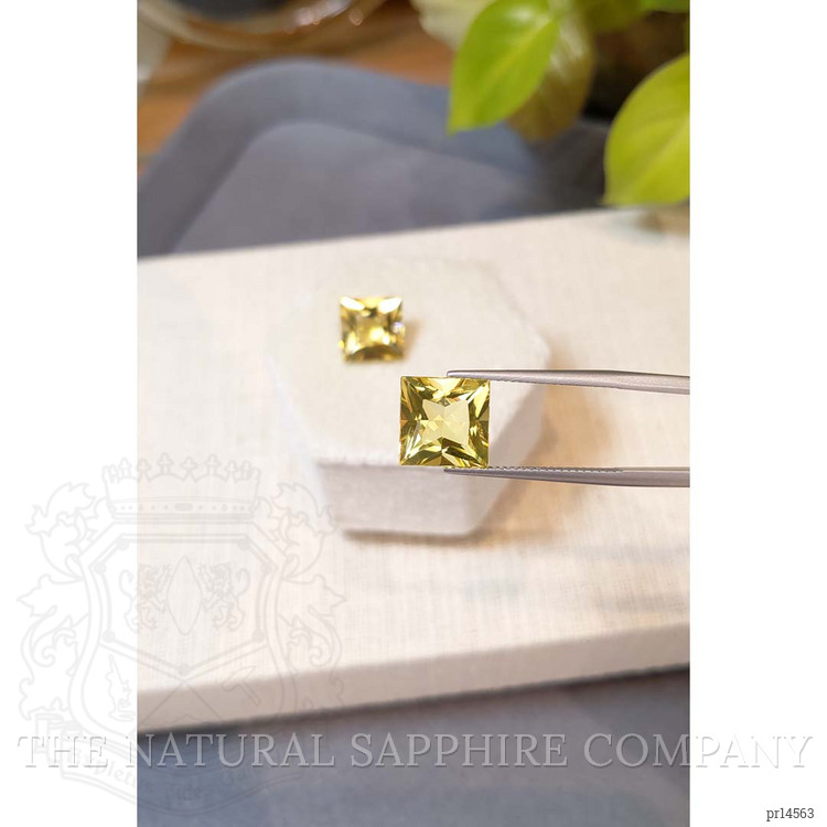 8.78 Ct.Tw. Yellow Citrine Pair from Brazil