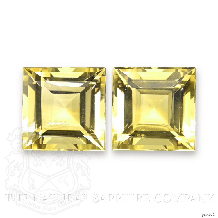 8.71 Ct.Tw. Yellow Citrine Pair from Brazil