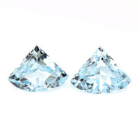 12.24&nbsp;Ct.Tw.Total Carat Weight Sky Blue Topaz Pair from Brazil Video