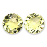 17.83 Ct.Tw.Total Carat Weight Yellow Quartz Pair from Brazil Video