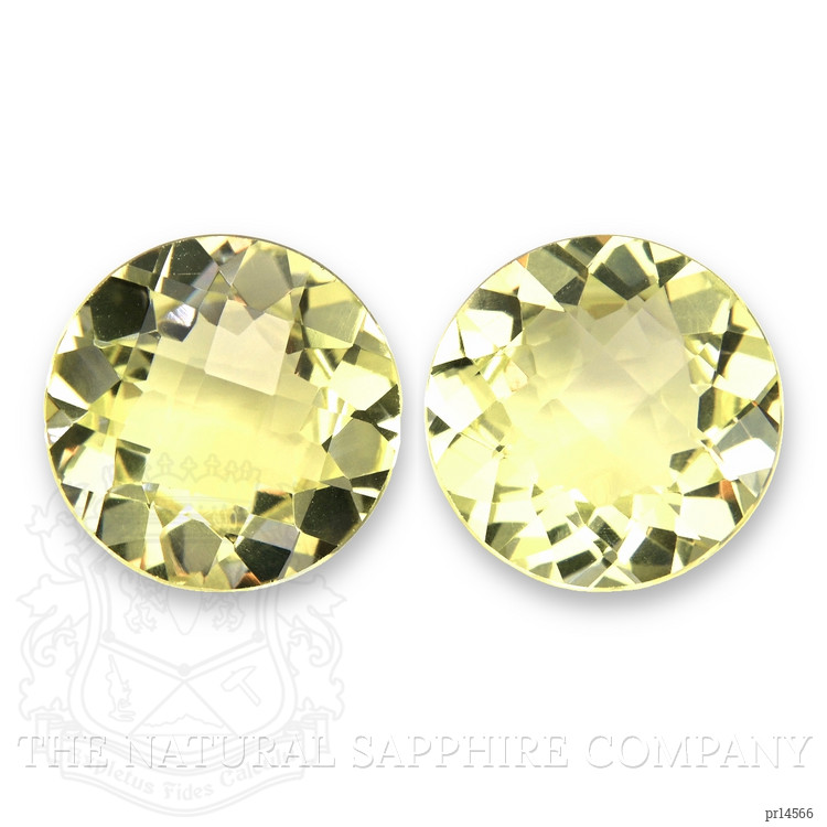 17.83 Ct.Tw. Yellow Quartz Pair from Brazil