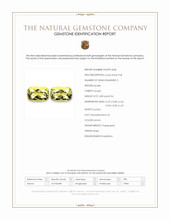 7.83&nbsp;Ct.Tw.Total Carat Weight Lemon Quartz Pair from Brazil Scan Report