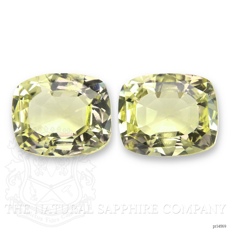 11.13 Ct.Tw. Lemon Quartz Pair from Brazil
