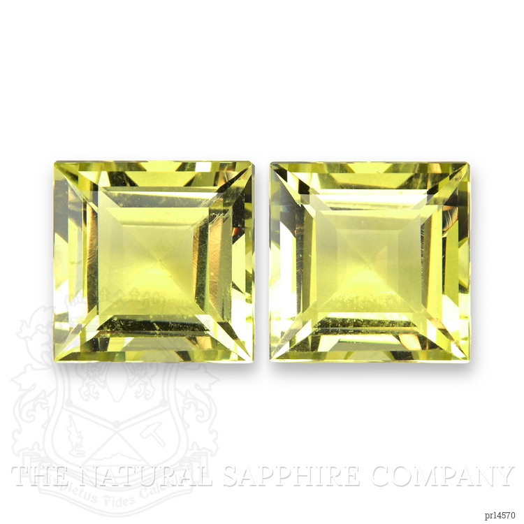 8.85 Ct.Tw. Lemon Quartz Pair from Brazil