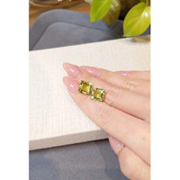 8.85 Ct.Tw.Total Carat Weight Lemon Quartz Pair from Brazil Life Style