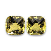 9.64&nbsp;Ct.Tw.Total Carat Weight Yellow Quartz Pair from Brazil Video