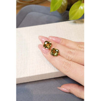 9.64 Ct.Tw.Total Carat Weight Yellow Quartz Pair from Brazil Life Style