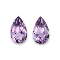 6.42 Ct.Tw.Total Carat Weight Purple Amethyst Pair from Brazil Video