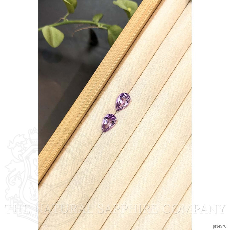 6.42 Ct.Tw. Purple Amethyst Pair from Brazil