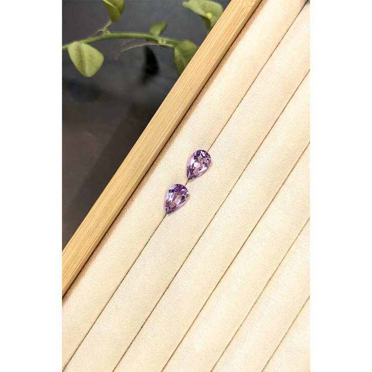 6.42 Ct.Tw. Purple Amethyst Pair from Brazil