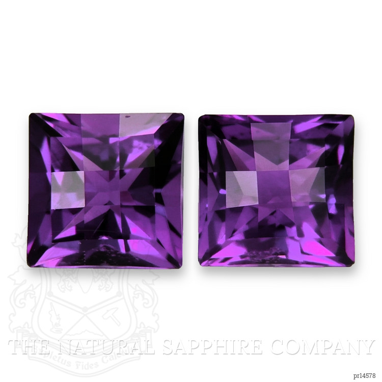9.42 Ct.Tw. Purple Amethyst Pair from Brazil