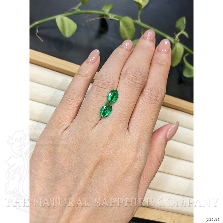 3.00 Ct.Tw. Emerald Pair from Colombia