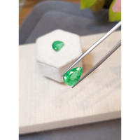 8.53 Ct.Tw.Total Carat Weight Emerald Pair from Colombia Life Style