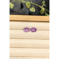 4.52&nbsp;Ct.Tw.Total Carat Weight Purple Amethyst Pair from Brazil Life Style