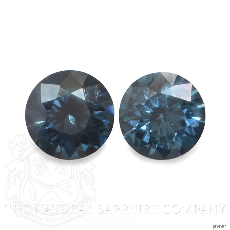 1.03 Ct.Tw. Greenish Blue Spinel Pair from Ceylon (Sri Lanka)