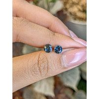 1.03&nbsp;Ct.Tw.Total Carat Weight Greenish Blue Spinel Pair from Ceylon (Sri Lanka) Life Style