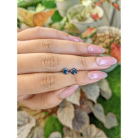 1.03&nbsp;Ct.Tw.Total Carat Weight Greenish Blue Spinel Pair from Ceylon (Sri Lanka) Life Style
