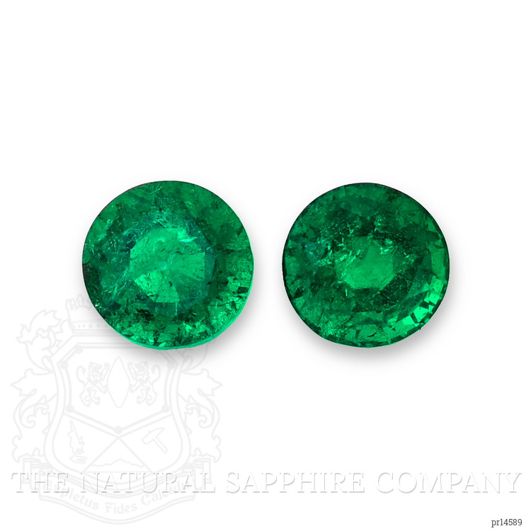 2.19 Ct.Tw. Emerald Pair from Zambia