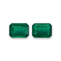 15.62 Ct.Tw.Total Carat Weight Emerald Pair from Zambia Video