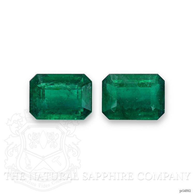 15.62 Ct.Tw. Emerald Pair from Zambia
