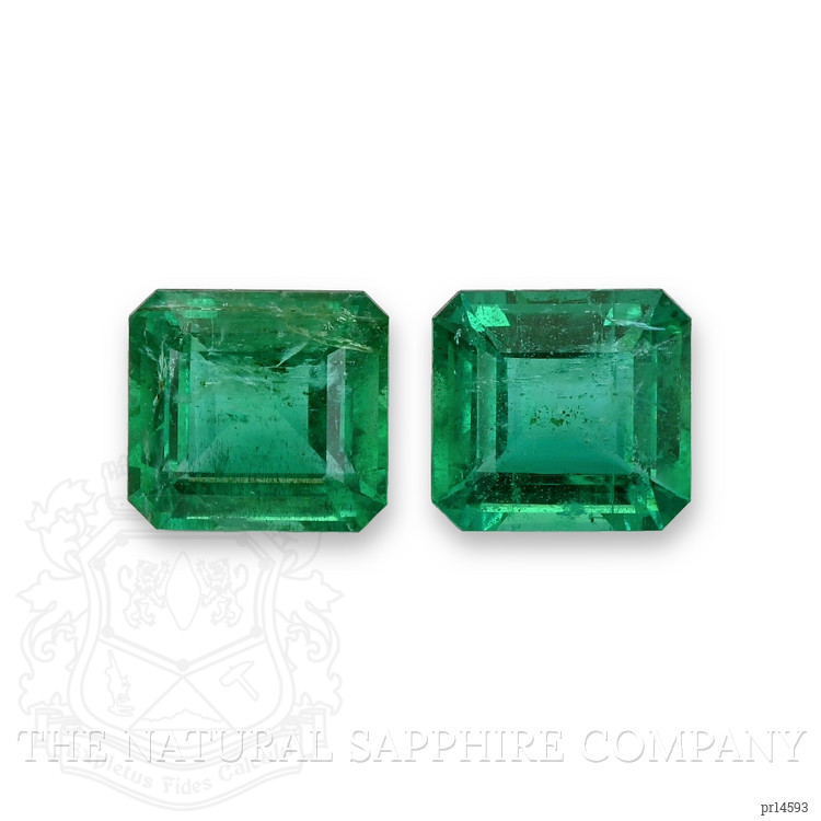 16.65 Ct.Tw. Emerald Pair from Zambia