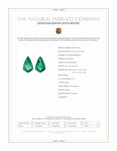 19.08 Ct.Tw.Total Carat Weight Emerald Pair from Zambia Scan Report