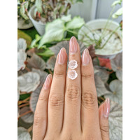 3.49&nbsp;Ct.Tw.Total Carat Weight Pink Rose Quartz Pair from Ceylon (Sri Lanka) Life Style