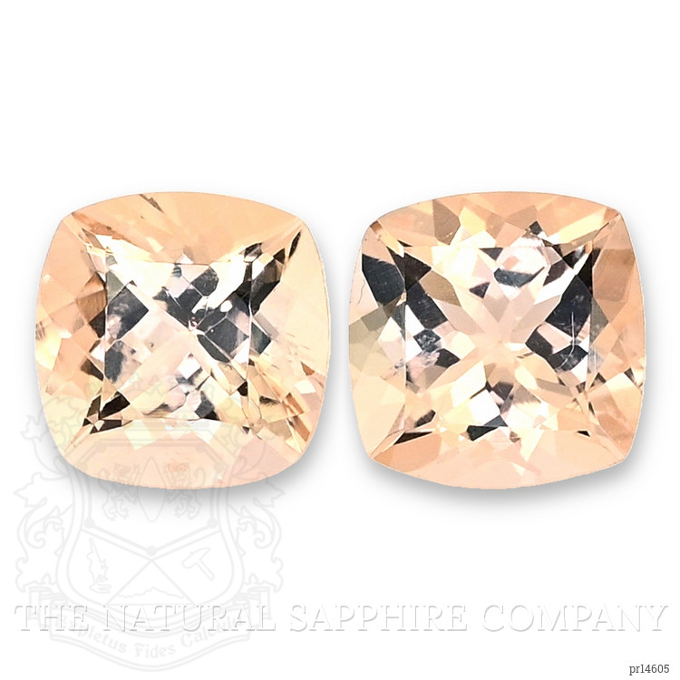 2.81 Ct.Tw. Peach Morganite Pair