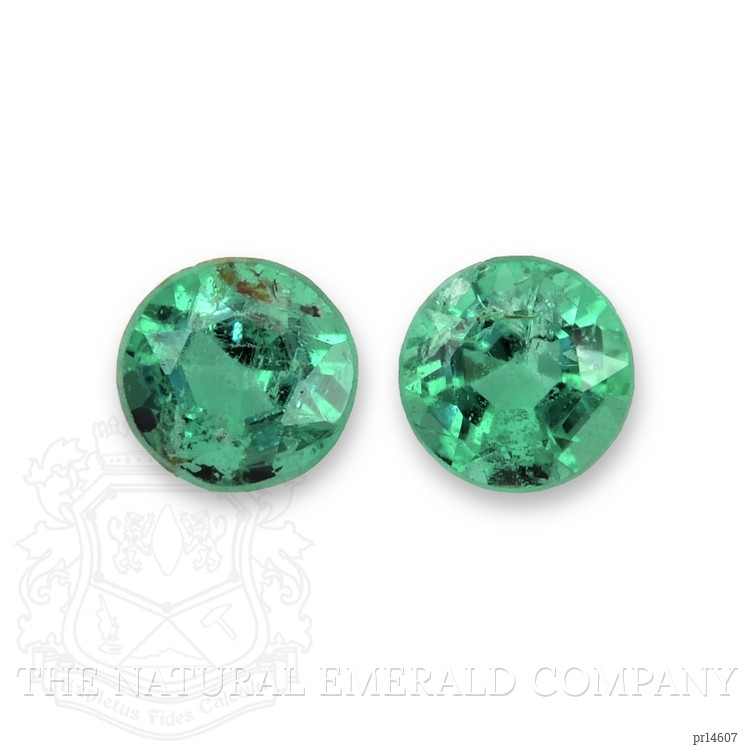 0.38 Ct.Tw. Emerald Pair from Zambia