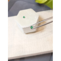 0.38&nbsp;Ct.Tw.Total Carat Weight Emerald Pair from Zambia Life Style