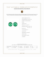 0.32&nbsp;Ct.Tw.Total Carat Weight Emerald Pair from Zambia Scan Report