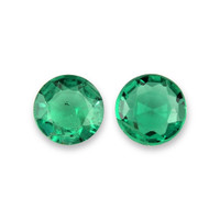 0.32&nbsp;Ct.Tw.Total Carat Weight Emerald Pair from Zambia Video