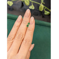 0.32&nbsp;Ct.Tw.Total Carat Weight Emerald Pair from Zambia Life Style
