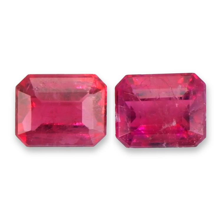 0.33 Ct.Tw. Red Red Beryl Pair from United States
