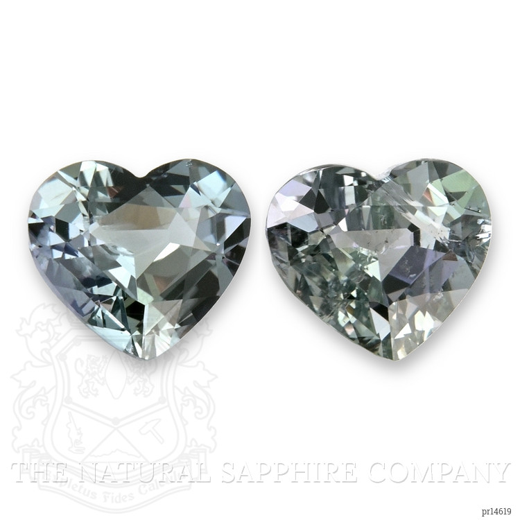 2.66 Ct.Tw. Bi Color (Peacock) Tanzanite Pair from Tanzania
