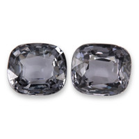 2.19&nbsp;Ct.Tw.Total Carat Weight Grey Spinel Pair from Burma (Myanmar) Video