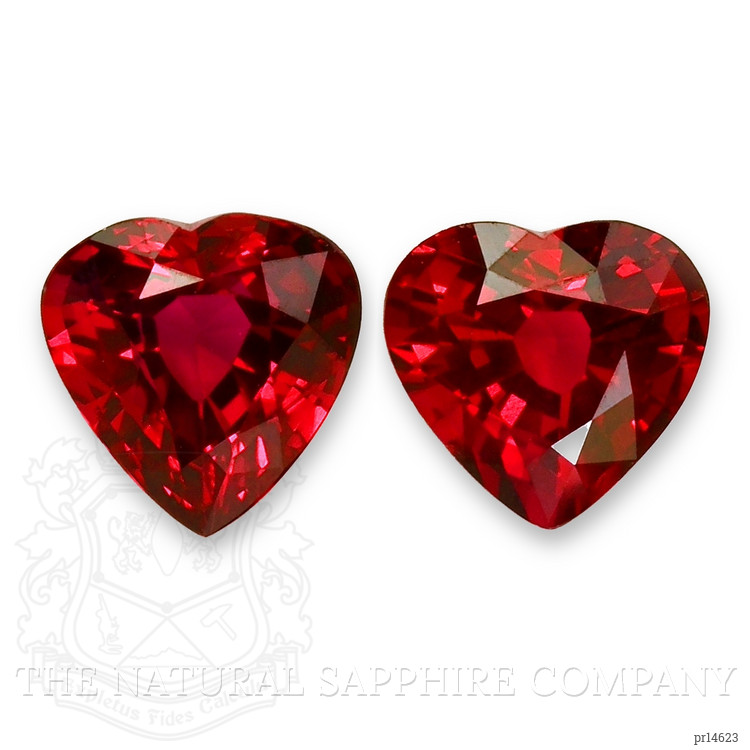2.91 Ct.Tw. Ruby Pair from Mozambique