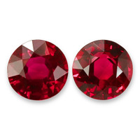 3.54 Ct.Tw.Total Carat Weight Ruby Pair from Mozambique Video