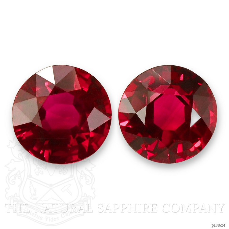 3.54 Ct.Tw. Ruby Pair from Mozambique