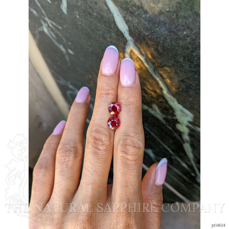 3.54 Ct.Tw. Ruby Pair from Mozambique