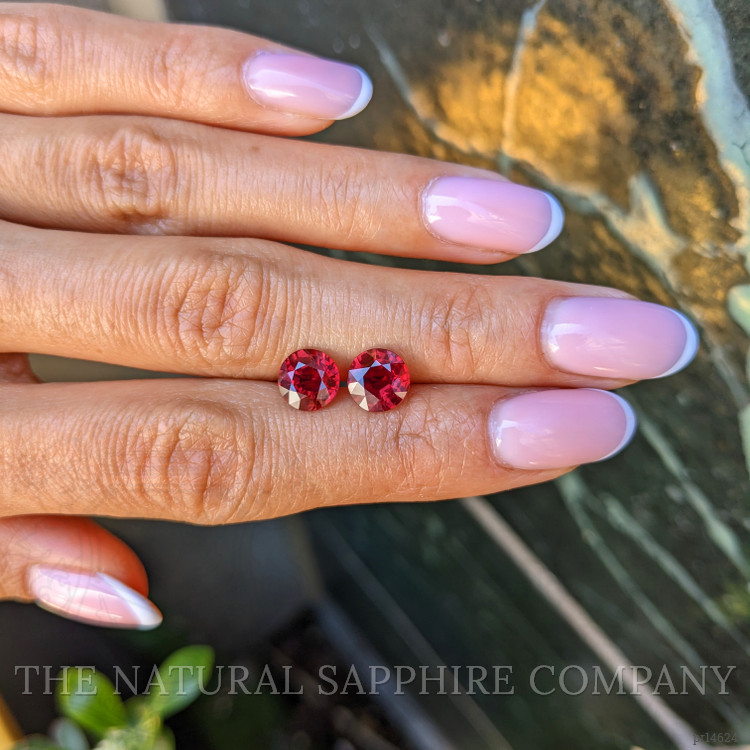 3.54 Ct.Tw. Ruby Pair from Mozambique