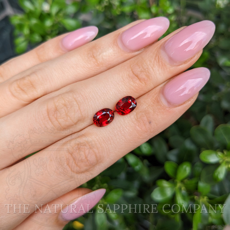 4.16 Ct.Tw. Ruby Pair from Mozambique