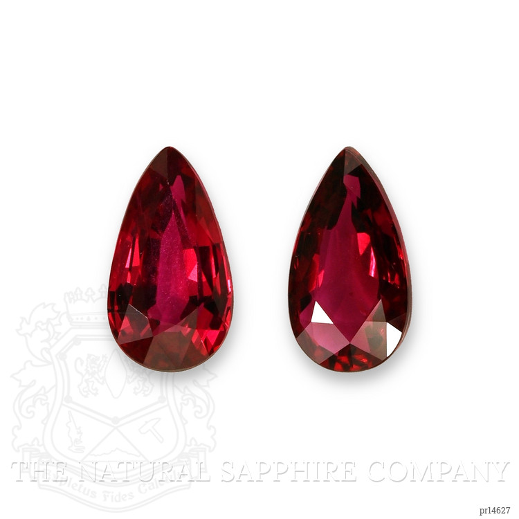 4.23 Ct.Tw. Ruby Pair from Mozambique