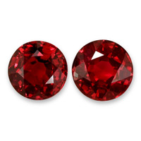 4.31 Ct.Tw.Total Carat Weight Ruby Pair from Mozambique Video